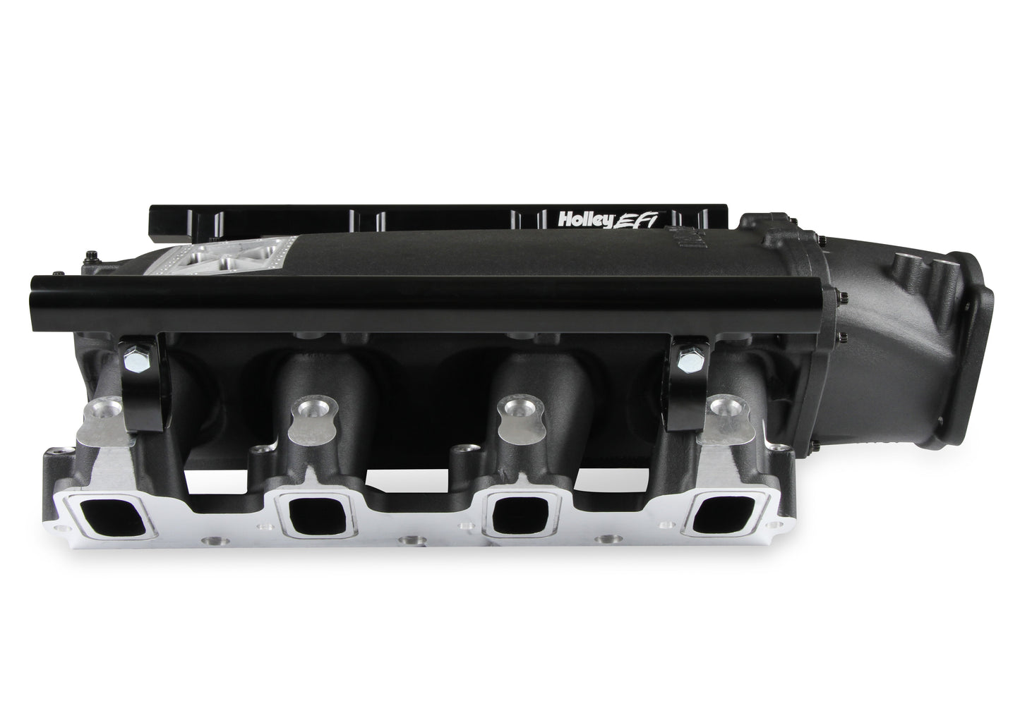 Holley Ultra Lo-Ram Manifold Kit Single Injector- Black - GM LS3/L92