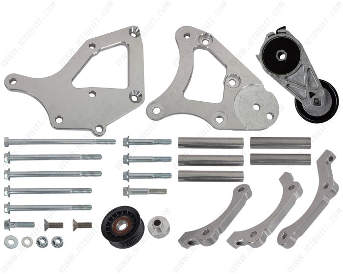 LS Truck A/C Compressor Relocation Bracket Kit LM7 L92 L96 LSX 4.8L 5.3L 6.0L