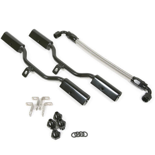 Fuel Rail Kit - Low Profile, SBC, for Wild Card System