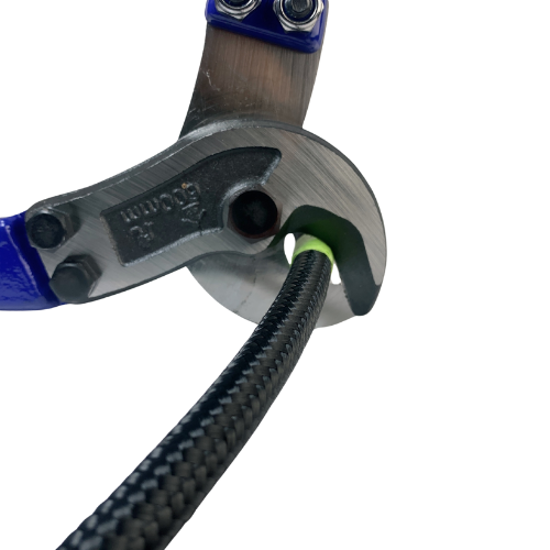 AN Hose cutting shears for stainless and nylon braided PTFE hose